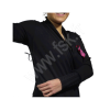 PW00840_2 image PW00840_2 Gilet Torsade Noir Cache-Coeur - FSK